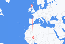 Ouagadougou to Glasgow