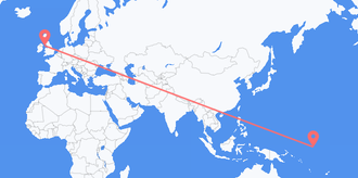 Kiribati to the Isle of Man