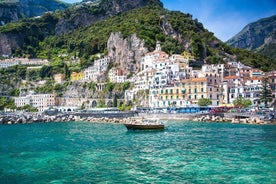 Salerno til Amalfi og Positano einkabátaferð