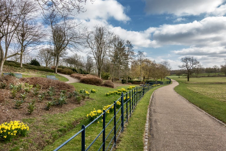 Photo of Campbell Park, Milton Keynes in Spring.