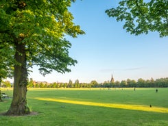 Photo of beautiful view of the city and university of Cambridge, United Kingdom.