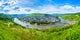 photo of an aerial panoramic view of Bernkastel-Kues is a well-known winegrowing center on the Moselle, Germany.