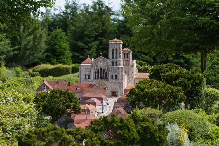 Vezelay Abbey in Avallon of Yonne department in Bourgogne Franche Comte region in France