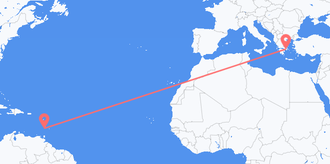 Flüge aus St. Vincent und den Grenadinen nach Griechenland