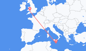 Vols depuis le Pays de Galles pour Malte