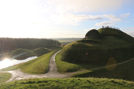 Photo of Northumberlandia in Northern England.