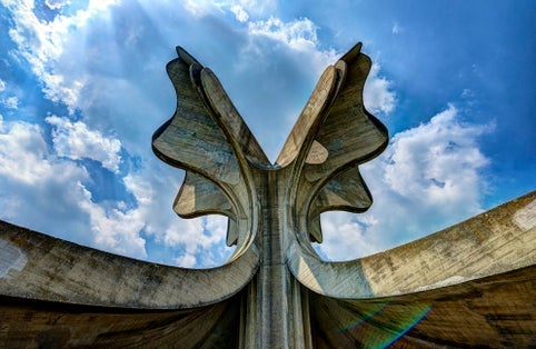Jasenovac Memorial Site or Jasenovac contrentration camp Memorials (Spomen područje Jasenovac ili Spomen-područje bivšeg koncentracijskog logora III Ciglana Jasenovac - Hrvatska)