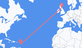 Flights from Dominica to Scotland