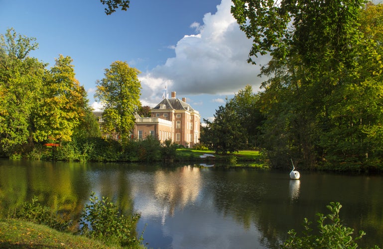 photo of view of ZEIST , NETHERLANDS, NEAR UTRECHT A BEATIFUL TOWN FOR LIVING - SLOT ZEIST, KASTEEL ZEIST, Utrecht, the Netherlandsy.