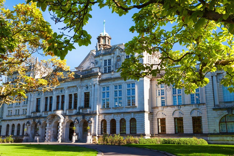 Photo of Cardiff University, Wales, UK.