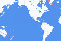 Flyrejser fra Christchurch til Nuuk