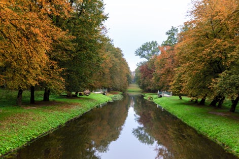 La résidence d'été de la famille Branicki à Choroszcz, Podlasie, Pologne.