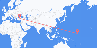 Marshall Islands to Turkey