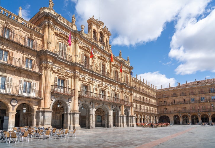 photo of view of Plaza Mayor Square - Salamanca, Spain.