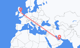 Flights from the United Arab Emirates to England