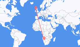 Flights from Namibia to Northern Ireland