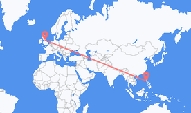 Flights from England to the Philippines