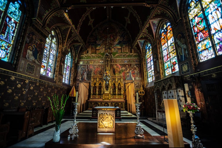 The Beautiful Main Altar of the Basilica of the Holy Blood Upper Chapel.jpg