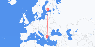 Flüge von Estland nach Griechenland