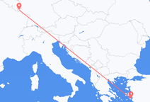 Flyg från Luxemburg till Samos