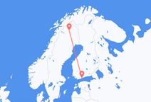 Flyreiser fra Kiruna, til Helsingfors