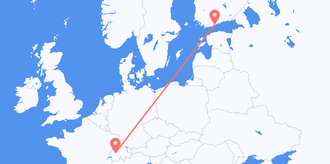 die Schweiz nach Finnland