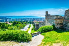 Photo of Medieval tower with a clock ,Trikala Fortress, Central Greece.