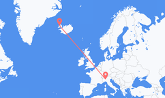 Flights from Milan to Ísafjörður