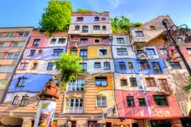 Linz, Austria. Panoramic view of the old town.