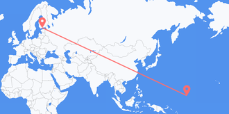 Marshall Islands to Finland