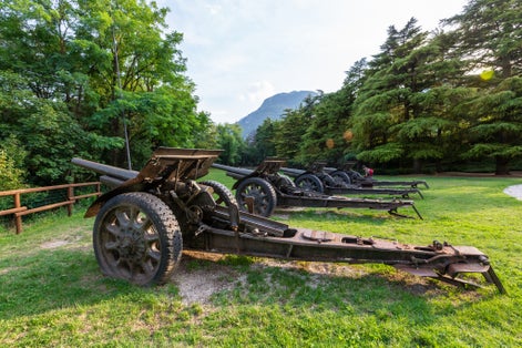 photo of Trento (Italy) - The green hill of Doss Trento .