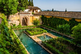 Photo of panoramic aerial view of Malaga on a beautiful summer day, Spain.