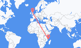 Flights from Comoros to England