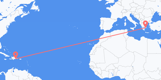 Flüge von die Dominikanische Republik nach Griechenland