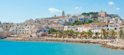 Photo of Vieste and Pizzomunno beach view, Italy.