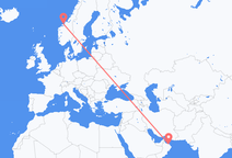 เที่ยวบินจาก Muscat ไปยัง Kristiansund