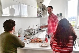 Frokost og aftensmad i mit hus med de typiske produkter fra Salento