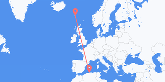 Algeria to Faroe Islands