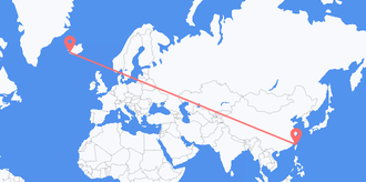 Taiwan to Iceland
