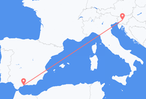 Málaga to Ljubljana