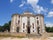 The Sanctuary or Santuário do Senhor Jesus da Pedra. Beautiful Catholic church in the blue sky background. Exemplary religious architecture, Baroque style temple in district of Leiria, in Portugal.