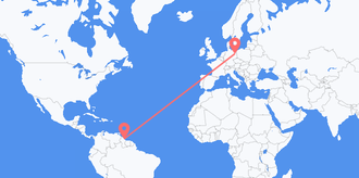 Flights from Guyana to Germany