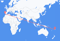 Flyreiser fra Nadi, til Faro-distriktet