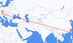 Vuelos de Tainan, Taiwán a Innsbruck, Austria