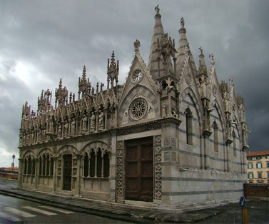 photo of view The south side of the churc, Pisa, Italy.