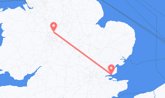 Train tickets from Lichfield to Southend-on-Sea