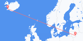 Lithuania to Iceland