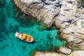 Privat solnedgangstur i en vintage Gozzo på Elba Island