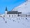 The Church of the fishing port of Honningsvåg, the main harbor on the way to the North Cape, Finnmark, Norway.