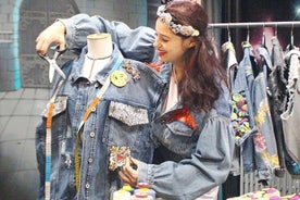 Custom une veste en jean unique avec le designer des stars françaises